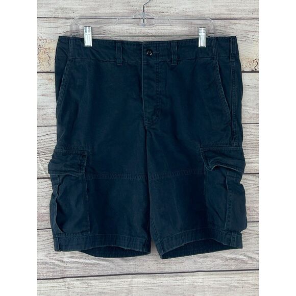 Abercrombie & Fitch Other - Abercrombie & Fitch Men's Gorpcore cargo shorts button fly 32 blue S Y2K 90's